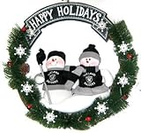 Oakland Raiders 20'' Team Snowman Wreath