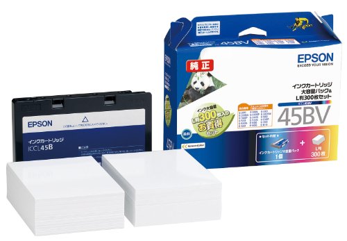 EPSON インクカートリッジ+L判300枚 ICCL45BV
