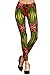 Women's Printed Leggings, Melted Wax, Regular