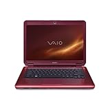 Sony VAIO VGN-CS260J/R 14.1-Inch Laptop (2.0 GHz Intel Core 2 Duo T6400 Processor, 4 GB RAM, 320 GB Hard Drive, Blu-ray Drive, Vista Premium) Red