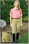 Ladies Sigma Cotton FigureFit Full Seat Breech Sand 30R (10069-01)