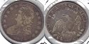 1824 Capped Bust Silver Half Dollar 50 Cents Antique US Coin
