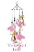 13 Inch Vibrant Garden Home D&Atilde;&copy;cor Metal Wind Chimes - Flamingos