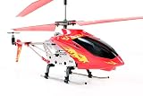Helizone RC Firebird Metal Frame Gyroscope Mini Remote Control Helicopter- Red