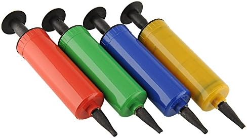 1 Air Pump Inflator for Quickly filling Balloons, Random Colors