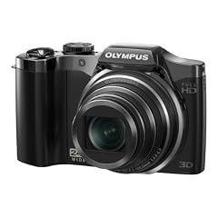 Olympus SZ-30MR Digitalkamera (16 Megapixel, 24-fach opt. Zoom, 7,6 cm (3 Zoll) Display, bildstabilisiert) schwarz