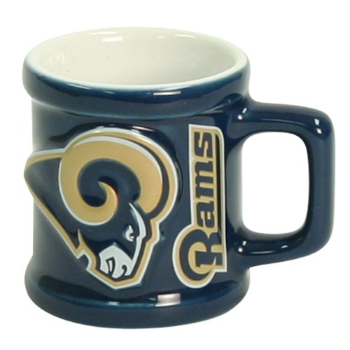 St. Louis Rams Handle Style Ceramic Shot Glass