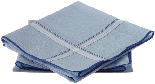 Derek Rose Men's Lightweight Check Border Hankie