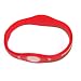 Power Balance Silicone Wristband Bracelet Medium (Red with White Letters)