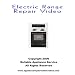 Electric range repair DVD; Electric range repair for  Whirlpool, Kenmore, Sears, Roper, Kitchen Aid