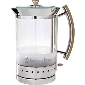 Russell Hobbs 13421-40 3kw Glass Kettle with 1.7 ltr capacity, LED lights and Oust Descaler