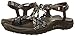 Skechers Women's Reggae Loopy Toe Ring Sandal, Chocolate/Blue, 10 M US