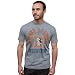 NFL Denver Broncos Vintage Triblend Short Sleeve Crew Neck Tee Men's