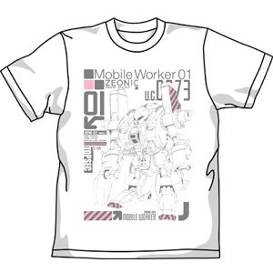 Cover image : 【機動戦士ガンダム THE ORIGIN】01式 Tシャツ サイズ:M / WHITE