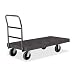 Continental 5870, Single Handle Heavy Duty Platform Truck, 2200-lb Capacity, 48" Length x 24" Width, Charcoal Grey (Case of 1)