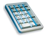 G84-4700 KEYPAD, DARK GREY, 4 U-SLIM, PS2, W/ KBD WEDGE. US 21 LAYOUT W/ 20 PROG