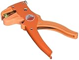 uxcell ワイヤー ストリッパー カッター 多機能 コンボ　ツール オレンジ 電気技術者