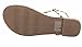 ABUSA Women's Fashion Thin Adjustable Leather Flat Sandal