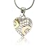 Silver Small Heart Fashion Necklace Jewelry Pink White Green, Pink