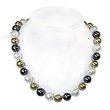 Mother of Pearl Necklace with Magnetic Lock