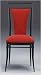 Cierra Dining Chairs - Flame Fabric