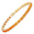 Beautiful Bracelet With Genuine Opals Beautifully Designed in 14K Yellow Gold. Total item weight 12.8g Length 7.5in