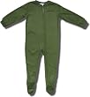 Calvin Klein Soft Military Green Footed Blanket Sleeper for Toddlers - ON SALE Calvin Klein Soft Military Green Footed Blanket Sleeper for Toddlers - ON SALE