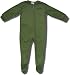 Calvin Klein Soft Military Green Footed Blanket Sleeper for Toddlers - ON SALE