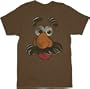 Mr. Potato Head El Grande Face Hasbro Brown T-shirt Tee