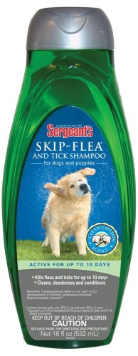 Sergeant's 18-Ounce Skip-Flea and Tick Shampoo Dog Clean Cotton