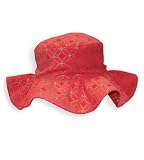 : Baby Lulu Nouveau Floral Woven Floppy Hat 3m/6m
