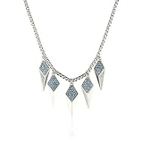 BCBGeneration Crazy Diamonds Silver Multi Stud Neck