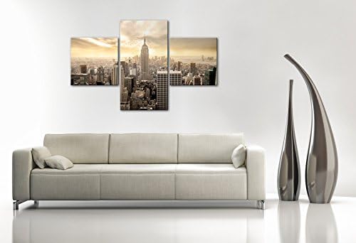 EMPIRE STATE BUILDING - New York City Cityscape Gallery Wrapped Canvas Print Size: 52"W x 30"H