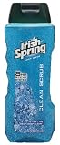 Irish Spring Clean Scrub Bodywash, 15-Ounce Bottles (Pack of 6)