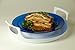 Cool Grip Microwave Caddy Protects Fingers from Burns and Collect Spills, Boil-Overs, White