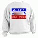 VOTE FOR FORKLIFT OPERATOR Adult Sweatshirt (Crewneck) Various Colors