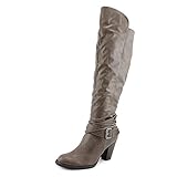 Pink & Pepper Women's Author Harness Boot,Taupe,6 M US