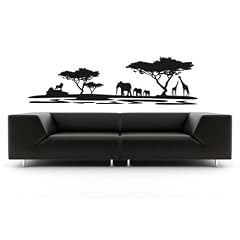 Wandtattoo Wandaufkleber Afrika M4 180x50cm
