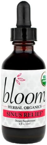 Bloom Sinus Relief, 100% Herbal, Organic Tincture, 2oz Bottle
