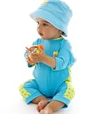 Splash About UV All-in-One suit (sun protection), Bobbing Along Turquoise, 6-12 months
