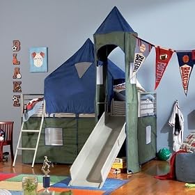 Boys Blue & Green Twin Tent <a href=