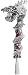 7" Executive Gift Royal Chinese Emperor's Dragon Statue Letter Opener - Set of 2