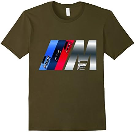 Men's        BMW M Cars t-shirt Large Olive