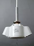 2灯用ペンダントソケット　コード100cm白 （白熱灯・電球形蛍光灯・ＬＥＤ電球用）（アルミ管付）:日本製