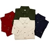 Key Long Sleeve Premium Brushed-Washed Canvas Work Shirt