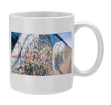 View from former East Berlin of a section of Berlin Wall - Photo Mug by Robert Harding