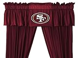 NFL San Francisco 49ers - 5pc Jersey Drapes-Curtains and Valance Set