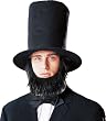 Lincoln Stove Top Hat with Beard
