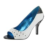 NAUGHTYMONKEYSliceofLifeLeatherPeepWomensShoes