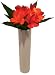 �s���ԁE�ԕr�tF-style vase Plumeria�@Red�i�v�������A�x�[�X/�s���N�j